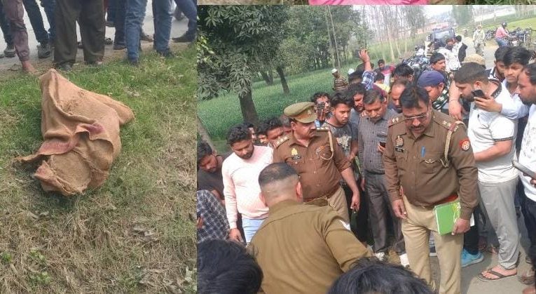 सहारनपुर- बोरी में बंद मिहला का शव मिलने से हड़कंप