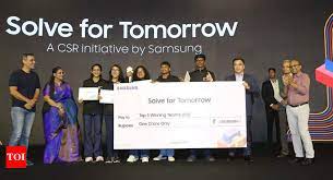 सैमसंग इंडिया ने सॉल्व फॉर टुमॉरो 2023 की विजेता टीमों की घोषणा की, शीर्ष 3 टीमों को ₹1.5 करोड़ की पुरस्कार राशि मिलेगी