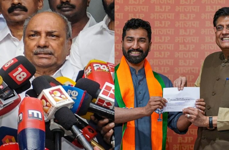 कांग्रेस के दिग्गज नेता एके एंटनी ने भाजपा में शामिल हुए अपने बेटे के चुनाव हारने की कामना की