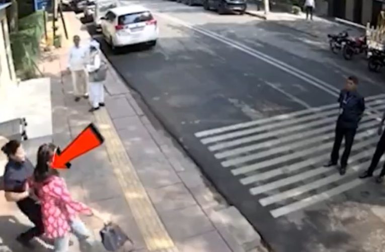 स्वाति मालीवाल को नए सीसीटीवी फुटेज में अरविंद केजरीवाल के घर से बाहर निकलते हुए दिखाया गया है